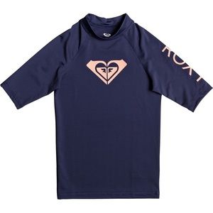 Girls Wholehearted Short Sleeve Rash Vest